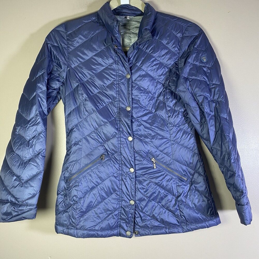 DUBARRY Ireland Down Jacket Womens Size US Small EU36 UK10   Blue Puffy Quilted